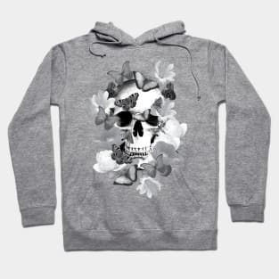 Floral skull Hoodie